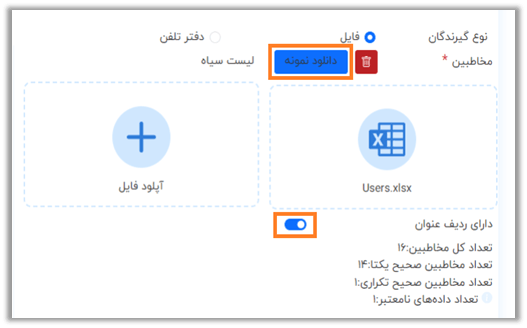 راهنمای پنل کاربری صدرا